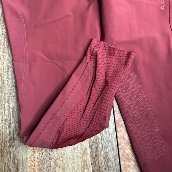 Ariat PRO Series Tri Factor Grip Knee Patch Breech- Rust Breeches -Women size 32 - Picture 5 of 7